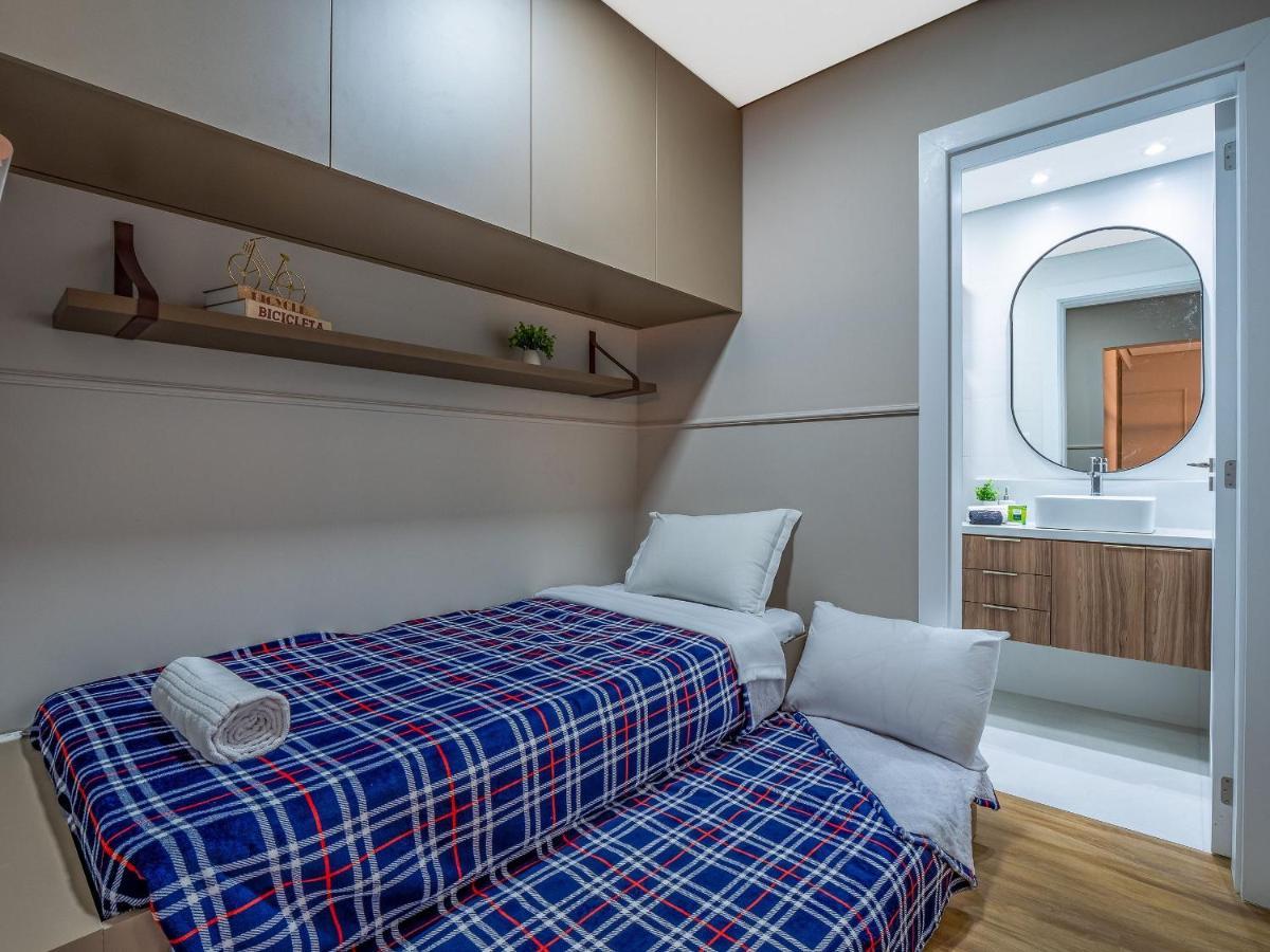 Apartament Alpes Da Montanha 203 - Ap Novo Junto Ao Centro De Gramado + Garagem Zewnętrze zdjęcie