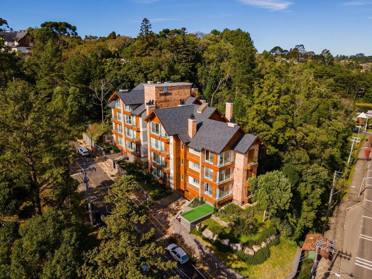 Apartament Alpes Da Montanha 203 - Ap Novo Junto Ao Centro De Gramado + Garagem Zewnętrze zdjęcie