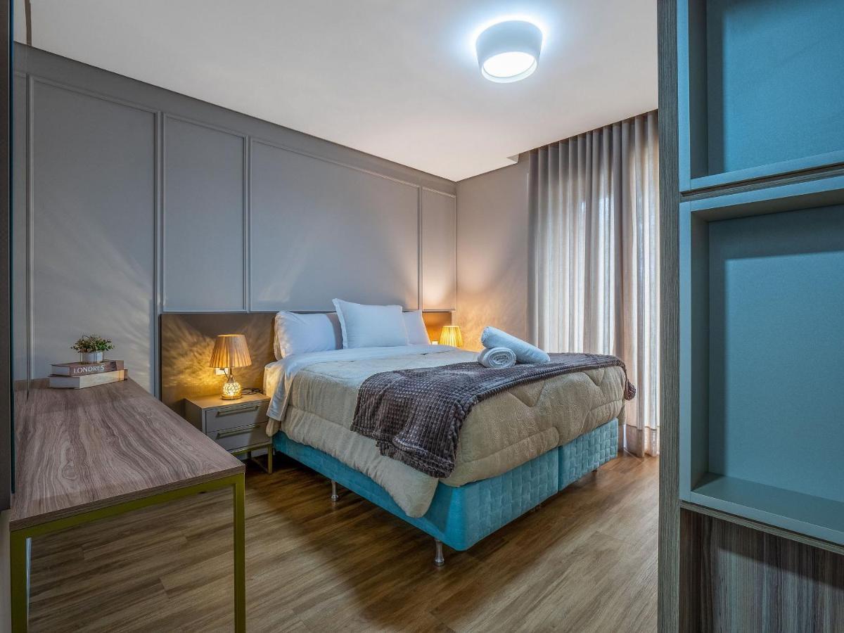 Apartament Alpes Da Montanha 203 - Ap Novo Junto Ao Centro De Gramado + Garagem Zewnętrze zdjęcie