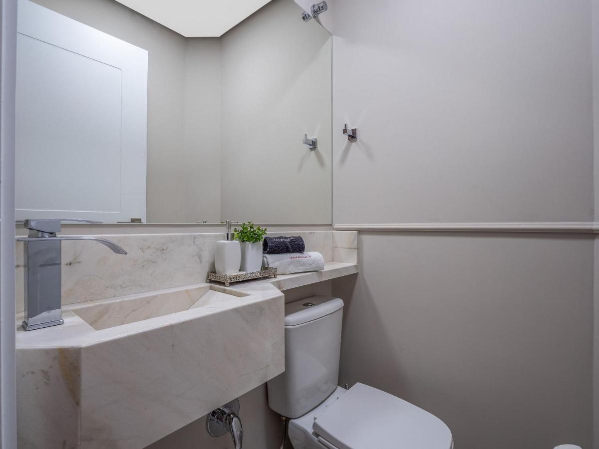 Apartament Alpes Da Montanha 203 - Ap Novo Junto Ao Centro De Gramado + Garagem Zewnętrze zdjęcie